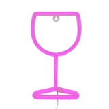 TONGER®Pink Goblet LED Neon Sign